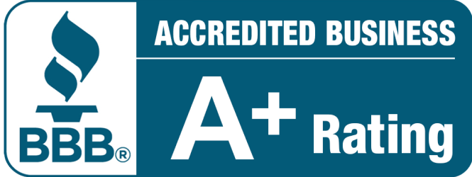 BBB Accredited Business — A+ Rating